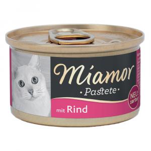 Miamor Pastete, 12 x 85 g - Wołowina