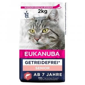 Eukanuba Senior Grain Free, z łososiem - 3 x 2 kg