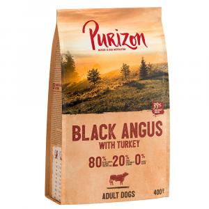 Purizon Adult, wołowina Black-Angus i indyk, bez zbóż - 400 g