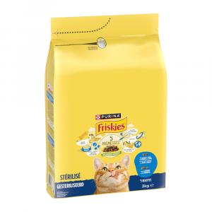 PURINA Friskies Sterilised, łosoś i tuńczyk z warzywami - 2 x 3 kg