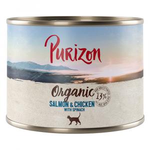 Karmy Purizon w opakowaniach próbnych! - Karma mokra: Organic, łosoś i kurczak, 200 g