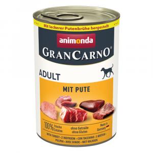 Pakiet animonda GranCarno Original, 12 x 400 g - Indyk