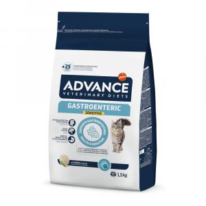 25% taniej! 2x Advance Veterinary Diets, karma sucha dla kota, różne rodzaje - Gastro Sensitive, 2 x 1,5 kg
