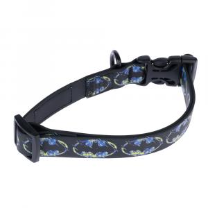 Obroża DC Batman, czarna - Rozmiar M: obw. szyi 30-46 cm, szer. 20 mm