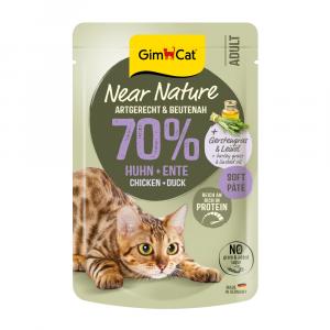 GimCat Near Nature, 16 x 85 g - Kurczak i kaczka