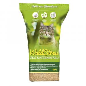 WaldStreu ekologiczny żwirek dla kota - 2 x 40 litrów (20 kg)