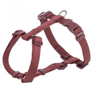 Trixie Premium szelki typu H, sangria - Rozm. L - XL: obw. klatki piersiowej 75-120 cm, szer. 25 mm