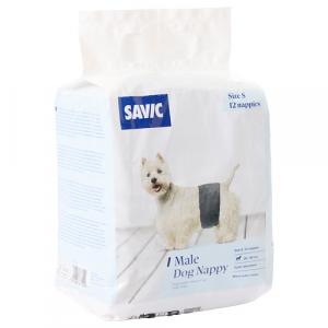Savic pieluchy dla psów samców - Rozmiar S: 26-40 cm, 24 sztuki
