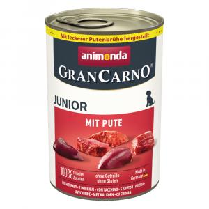 Animonda GranCarno Original Junior, 6 x 400 g - Indyk