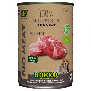 BF Petfood Organic, biowołowina - 400 g