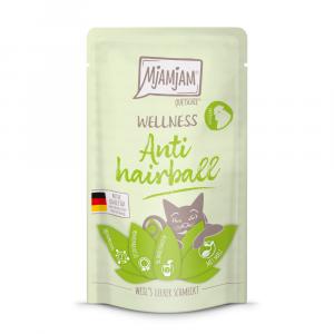 MjAMjAM Wellness, 12 x 125 g - Anti Hairball - Kurczak