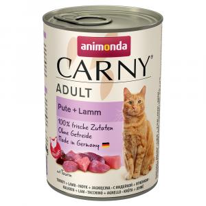 Megapakiet animonda Carny Adult, 24 x 400 g - Indyk z jagnięciną