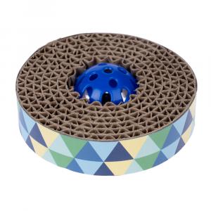 Zooplus Basics zabawka dla kota Spin & Scratch - Ø 10 x wys. 4 cm