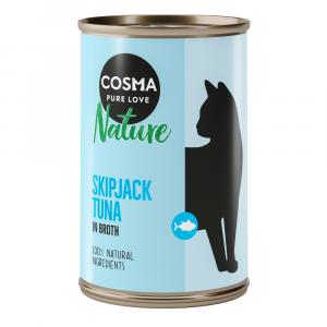 Pakiet Cosma Nature, 12 x 140 g - Tuńczyk bonito