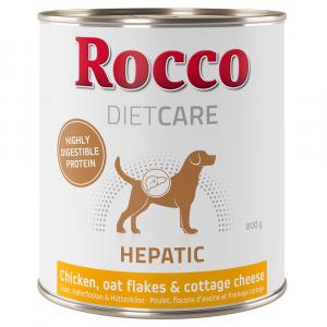 Rocco Diet Care Hepatic, kurczak z płatkami owsianymi i twarogiem - 6 x 800 g