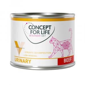 Concept for Life Veterinary Diet Urinary, wołowina - 6 x 200 g