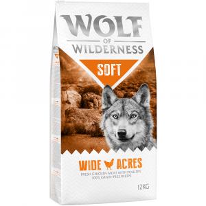 Wolf of Wilderness „Soft – Wide Acres”, kurczak - 2 x 12 kg