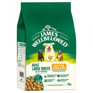 James Wellbeloved Adult Large Breed Dog Hypoallergenic, indyk i ryż - 10 kg