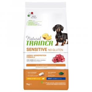 Trainer Natural Sensitive No Gluten Adult Small z jagnięciną - 7 kg