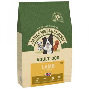 James Wellbeloved Adult Dog Hypoallergenic, jagnięcina i ryż - 12 kg