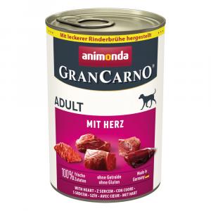 Pakiet animonda GranCarno Original, 12 x 400 g - Serca