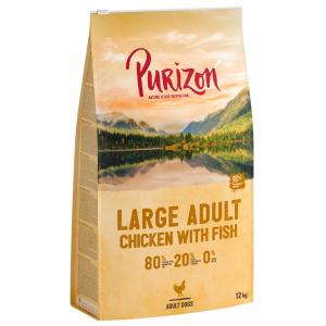 Purizon Large Adult dla psa, kurczak i ryba, bez zbóż - 12 kg