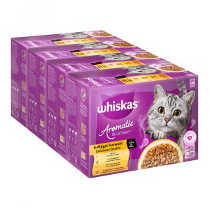 Megapakiet Whiskas 1+ Aromatic Selection, 96 x 85 g - Drób w sosie