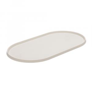 Designed by Lotte, podładka pod miskę Oona, beżowa - Dł. 45 x szer. 25 cm