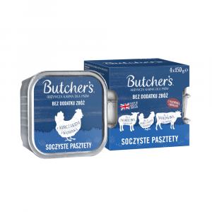 Butcher's Original, 24 x 150 g - Pakiet mieszany I: soczyste smaki (wołowina, jagnięcina, kurczak)