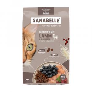 Sanabelle Sensitive, jagnięcina i jagody - 8 kg