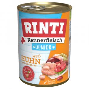 Megapakiet RINTI Junior, 24 x 400 g - Kurczak