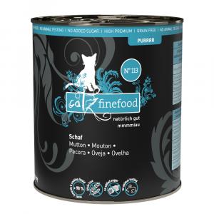 Catz finefood Purrrr, 6 x 800g/750g - No. 113: Baranina, 6 x 800 g