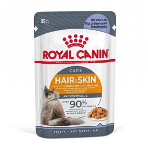 Royal Canin Hair & Skin Care w galarecie - 48 x 85 g