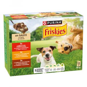 Friskies Adult w sosie z wołowiną, kurczakiem i jagnięciną - 12 x 85 g