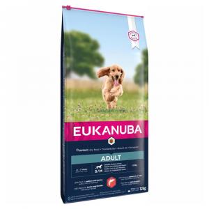 Eukanuba Adult Small & Medium Breed, łosoś - 2 x 12 kg