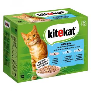 Kitekat w saszetkach, 48 x 85 g - Uczta rybna w galarecie