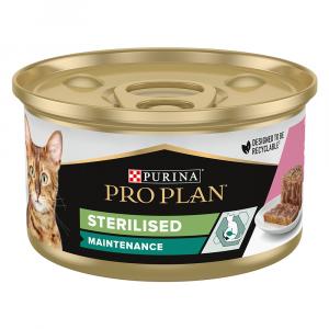 20% taniej! Purina Pro Plan, mokra karma dla kota, 24 x 85 g - Sterilised, tuńczyk i łosoś