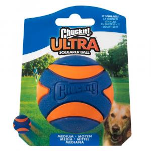 Chuckit! Ultra Squeaker Ball piłka dla psa - M, śr. 6,4 cm