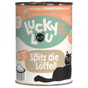 Lucky Lou Adult, 6 x 400 g - Drób i królik