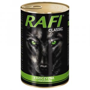 Korzystny pakiet Rafi Dog 12 x 1240 g - Dziczyzna