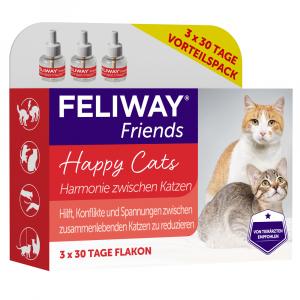 Feliway Friends ® - Korzystny zestaw: 3 x 48 ml flakoniki do napełniania