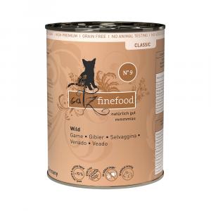 Korzystny pakiet catz finefood, 12 x 400 g - Dziczyzna