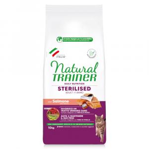 10% taniej! Natural Trainer, karma sucha, 2 x 10 kg - Sterilised, z łososiem
