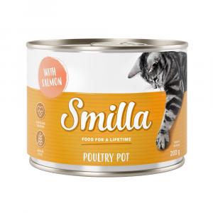 Korzystny pakiet Smilla Puszki z drobiem, 12 x 200 g - Drób z łososiem