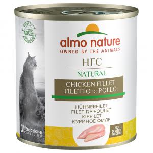 Korzystny pakiet Almo Nature HFC, 12 x 280 g - Filet kurczaka