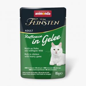 Korzystny pakiet animonda Vom Feinsten Adult Raffinesse w galarecie, 48 x 85 g - Kurczak z dziczyzną