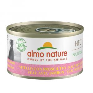 Megapakiet Almo Nature HFC, 24 x 95g - Cielęcina z szynką