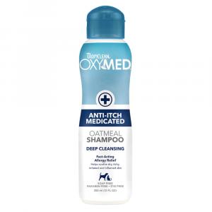 TropiClean OxyMed szampon przeciwświądowy - 3 x 355 ml