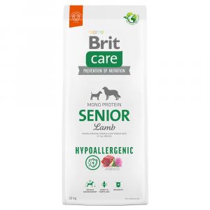 Dwupak Brit Care Hypoallergenic - Senior, jagnięcina i ryż, 2 x 12 kg
