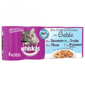 Whiskas La Carte, 12 x 390 / 400 g - Ryby w galarecie (12 x 390 g)